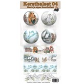 BASTELSETS / CRAFT KITS: Ein Set mit 4 Schrumpfbanderolen