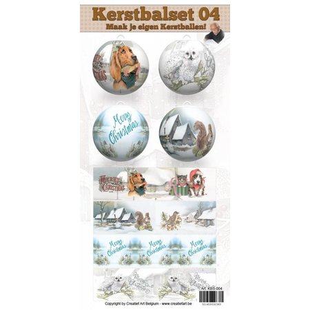 BASTELSETS / CRAFT KITS: Un set di 4 shrink sleeve