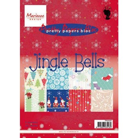 BASTELZUBEHÖR / CRAFT ACCESSORIES Desgnerblock, A5, Jingle Bells