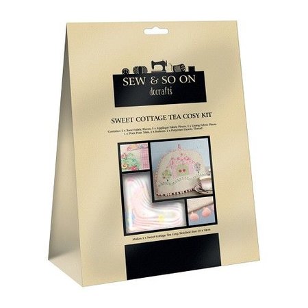 Textil Sweet Cottage Tea Cosy Kit
