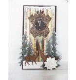 Marianne Design Stansning og prægning skabelon: Cuckoo ur