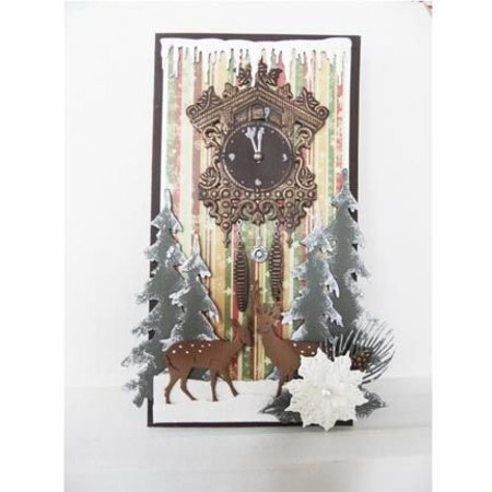 Marianne Design Punching and embossing template: Cuckoo clock