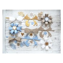 Stansning og prægning skabelon: Rosette