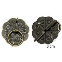 2 Scrapbook manusear em metal, montado com parafusos com Brad