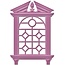 Spellbinders und Rayher Bokse og preging mal: Stained glass window