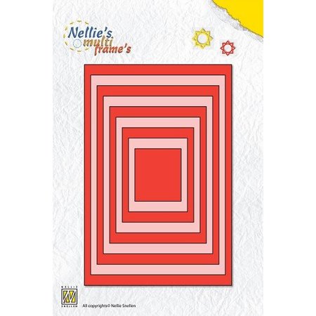 Nellie snellen Puncionar e gravação em relevo modelos: Multi retângulos quadro