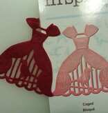 Spellbinders und Rayher Ponsen jig, "Inspire Caged" 7,2 x 7,3 cm