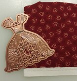 Spellbinders und Rayher Stansning jig, "Inspire Caged" 7,2 x 7,3 cm