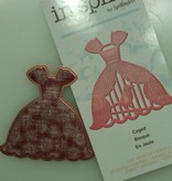Spellbinders und Rayher Ponsen jig, "Inspire Caged" 7,2 x 7,3 cm