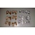 Embellishments / Verzierungen Mini loops, 12 pieces