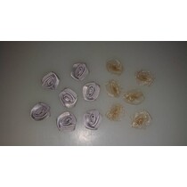 Rosas de decoração em ouro antigo e prata