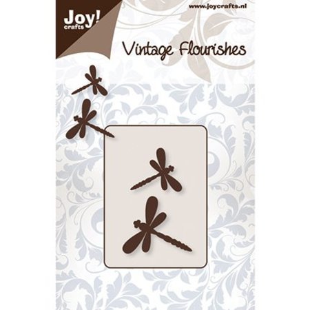 Joy!Crafts und JM Creation Punzonado y estampado en relieve plantillas: 2 de la libélula