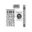 Tim Holtz Montert stempel, stempler Anonym Tim Holtz, At the Movies CMS081