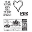 Tim Holtz Montada selo, a partir do coração CMS006