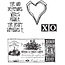 Tim Holtz Mounted stamp, from the heart CMS006
