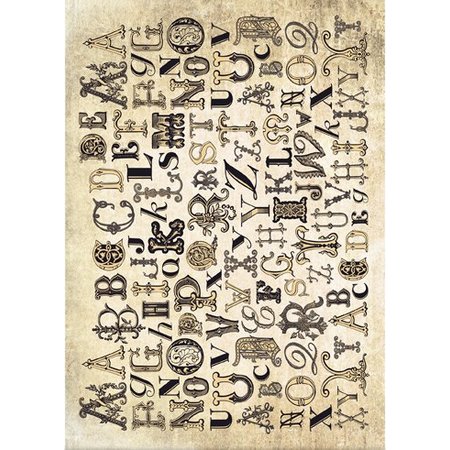 DESIGNER BLÖCKE  / DESIGNER PAPER Card stock assortment Vintage, Vintage stone plaster, white / beige