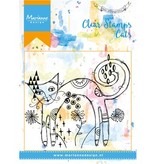 Stempel / Stamp: Transparent timbro trasparente: Cat