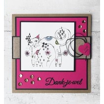 Transparent Stempel: Katze