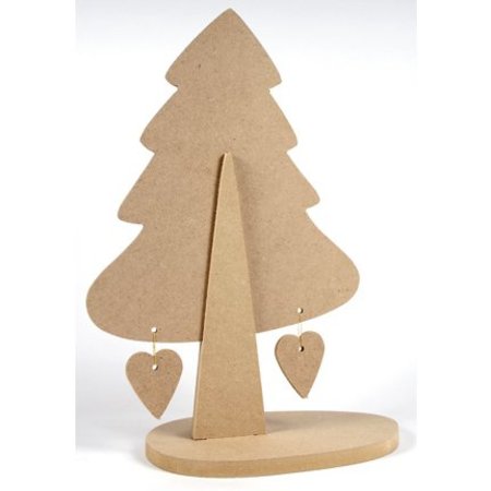 Objekten zum Dekorieren / objects for decorating 3D Weihnachtsbaum MDF