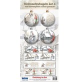 BASTELSETS / CRAFT KITS: Un set di 4 shrink sleeve