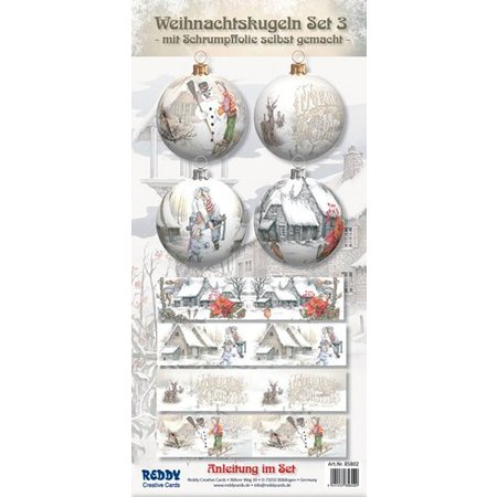 BASTELSETS / CRAFT KITS: Un set di 4 shrink sleeve