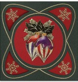 Sticker geprägte Ziersticker, Weihnachtskugel