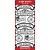 Sticker embossed Ziersticker, German text "Christmas Greetings"
