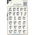 Stempel / Stamp: Transparent timbre transparent: lettre de neige