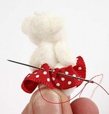 Embellishments / Verzierungen 6 Deco Mini Teddy Bear