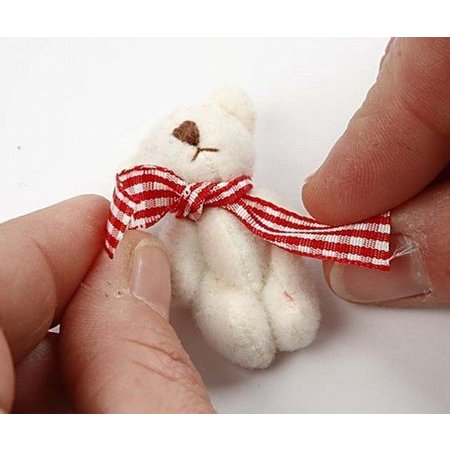 Embellishments / Verzierungen 6 Deco Mini Teddy Bear
