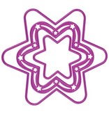 Joy!Crafts und JM Creation Joy Crafts, corte e estampagem estêncil, 3 estrelas