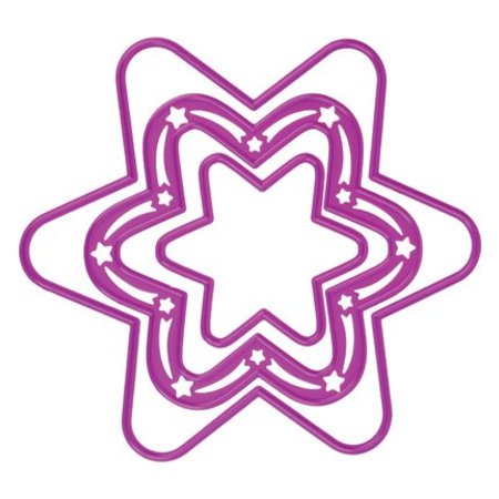 Joy!Crafts und JM Creation Joy Crafts, corte e estampagem estêncil, 3 estrelas