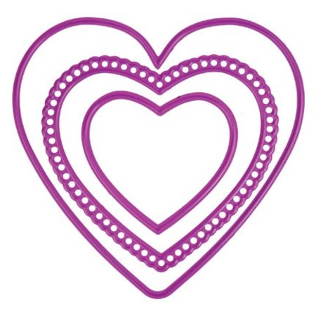 Joy!Crafts und JM Creation 3 hjerter