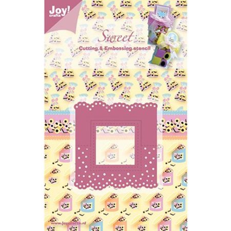 Joy!Crafts und JM Creation Leder Kort Viereck