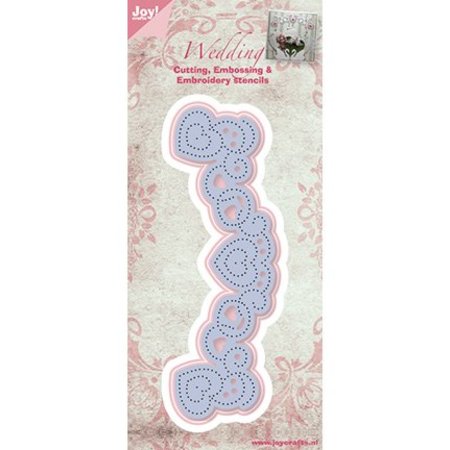 Joy!Crafts und JM Creation Frontera de la plantilla del bordado
