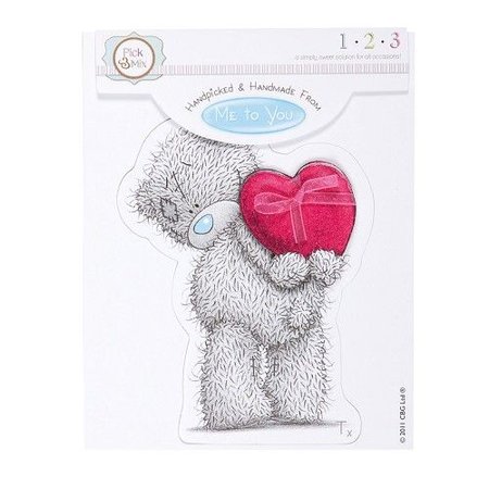 Me to You Håndlavet af - Tatty TEDDY TOPPER (bare en note) - Copy