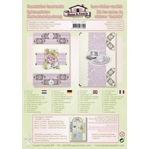 Lace sticker - card kit