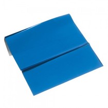 Metallfolie, 200 x 300 mm, en plate, blå