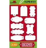 Embellishments / Verzierungen Labels for Scrapbooking and Card Making