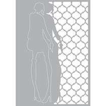 Maschera Stencil - Fashion Girl