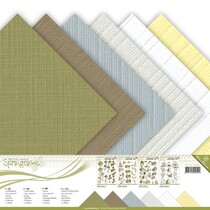 Papier blok, doek, 30,5 x 30,5 cm