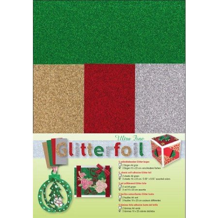 DESIGNER BLÖCKE  / DESIGNER PAPER Glitter foil