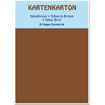 Card stock A4 tobacco brown,