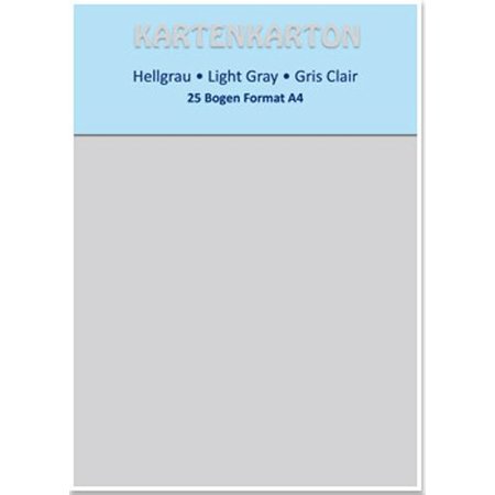 DESIGNER BLÖCKE  / DESIGNER PAPER Card stock A4, light gray