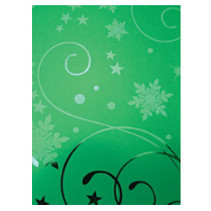 A4 effekt papp, jul grønt