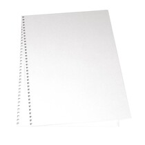 cubierta de cartón blanco para el álbum