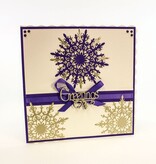 TONIC Tonic, punching and embossing template, snowflake