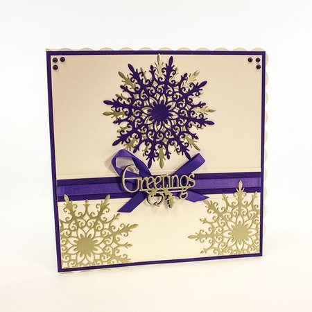 TONIC Tonic, punching and embossing template, snowflake