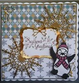 TONIC Tonic, punching and embossing template, snowflake