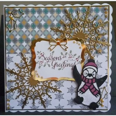 TONIC Tonic, punching and embossing template, snowflake
